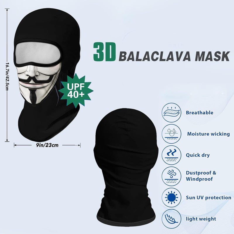Obacle Balaclava Face Mask Men Women Lightweight for Ski Hunting Cycling Fishing - Image 3